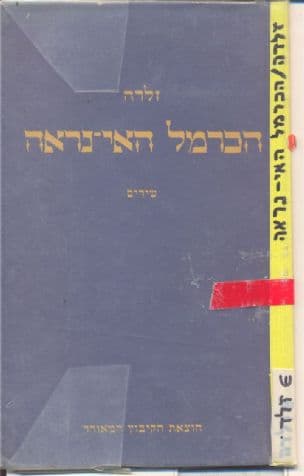 הכרמל האי-נראה : שירים