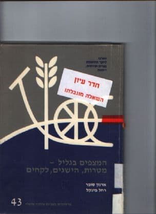 המצפים בגליל : מטרות, הישגים, לקחים