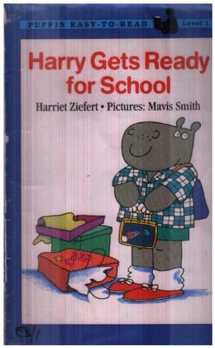 Harry gets ready for school