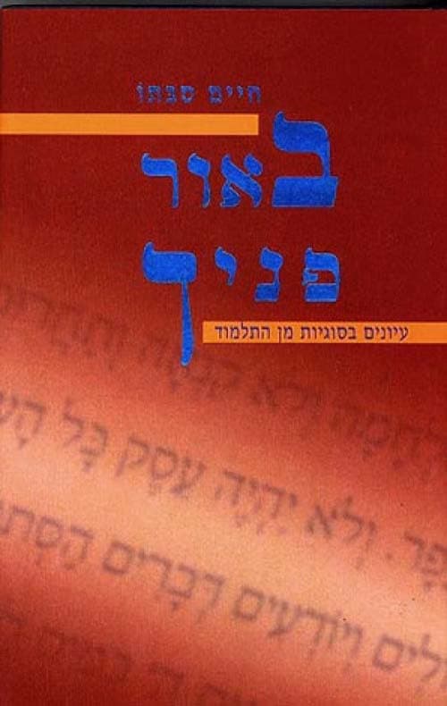 באור פניך : עיונים בסוגיות מן התלמוד