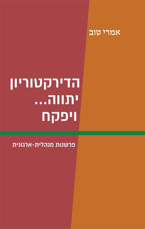 הדירקטוריון יתווה... ויפקח