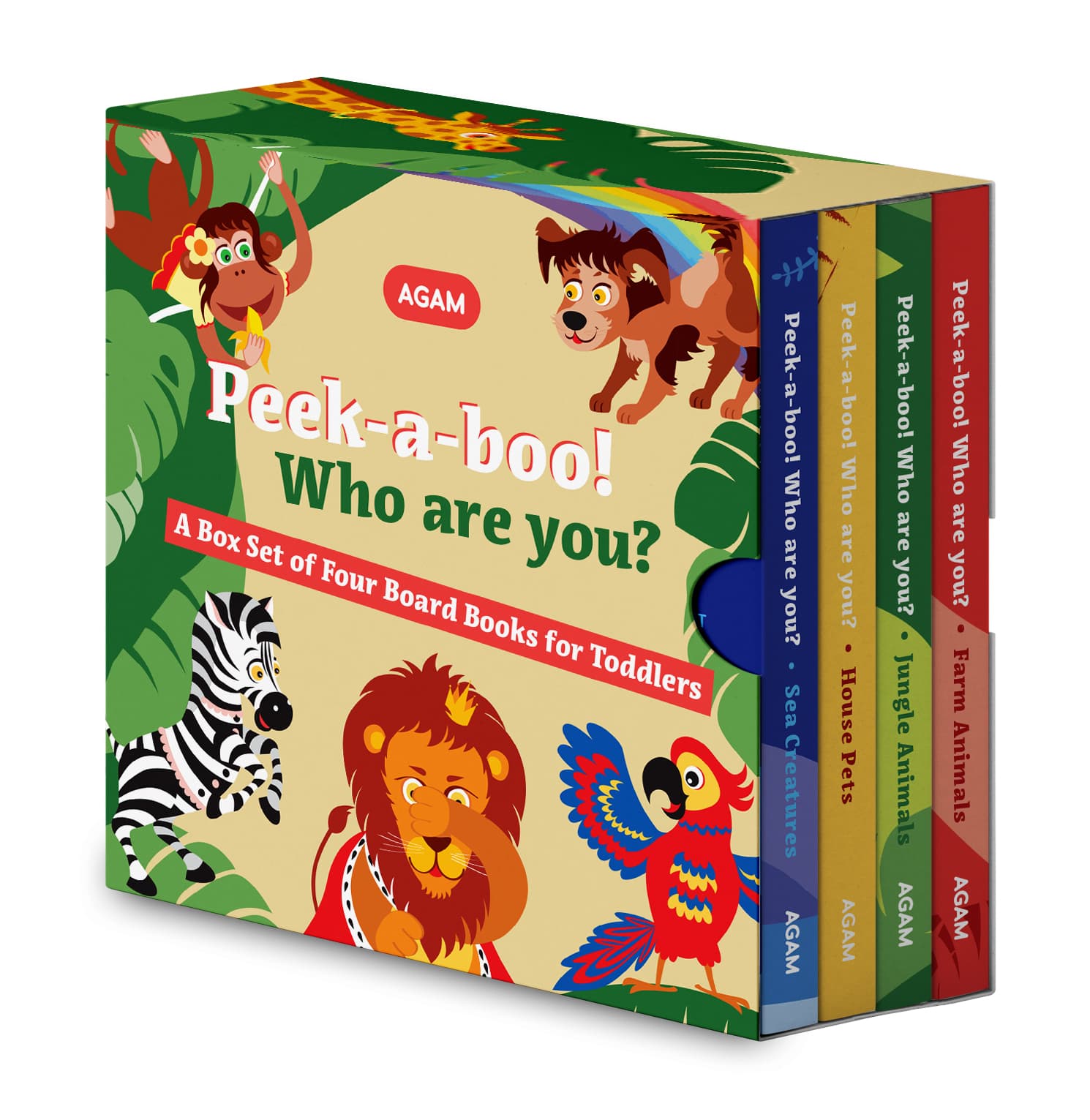 Peek-A-Boo! – Who Are You? A Box Set of 4 Board Books