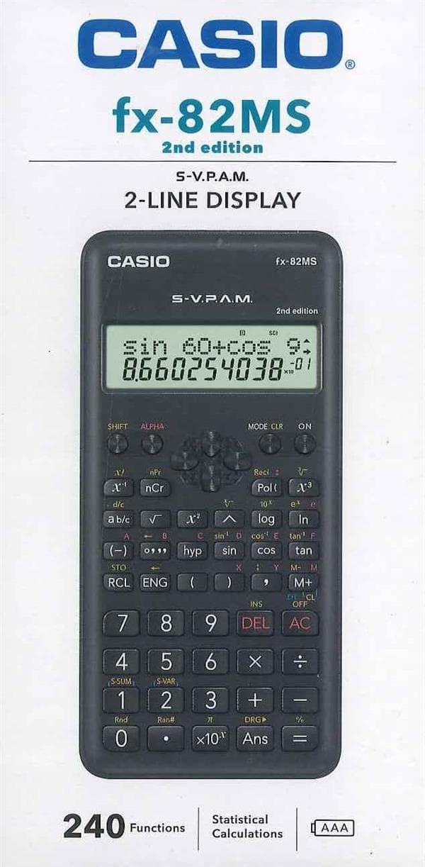 מחשבון מדעי FX82MS Casio