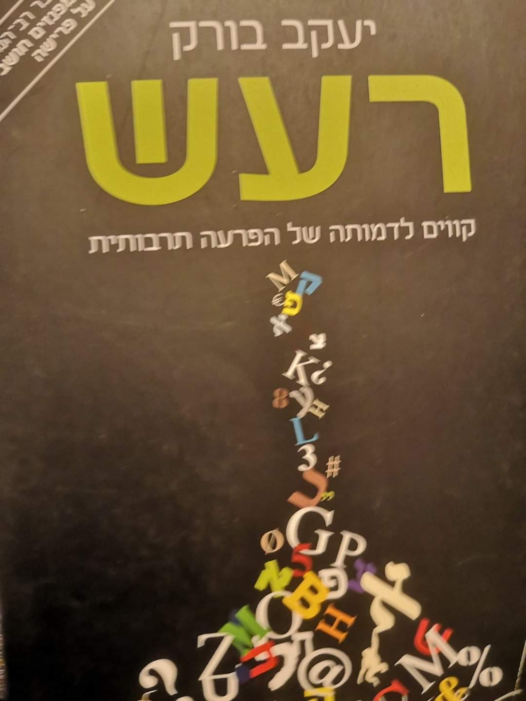 רעש : קווים לדמותה של הפרעה תרבותית