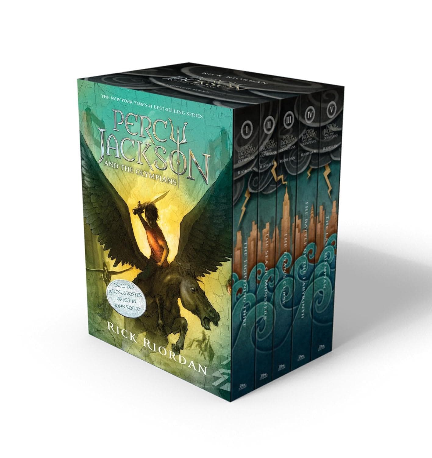 PERCY JACKSON AND THE OLYMPIANS - 5 BOOKS BOXSET