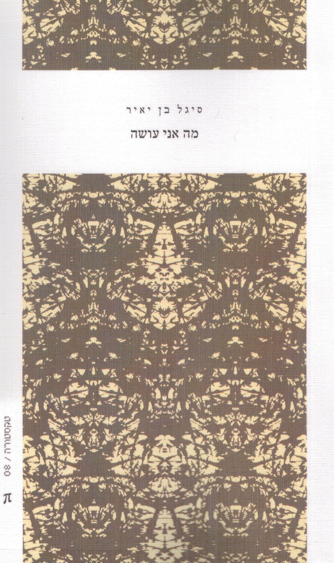 מה אני עושה